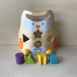 Plantoys : Houten uil vormenstoof.