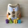 Plantoys : Houten uil vormenstoof.