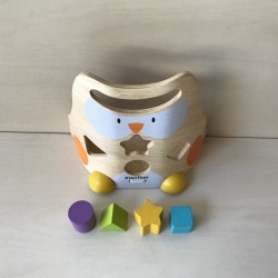Plantoys : Houten uil vormenstoof.