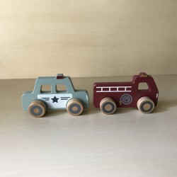 Little Dutch : Houten auto’s, hulpdiensten.