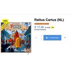 Rattus cartus. Ongebruikt.