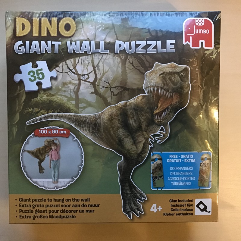 Dinosaurus : Nieuw. Giant Wall Puzzle. 35 stukjes.