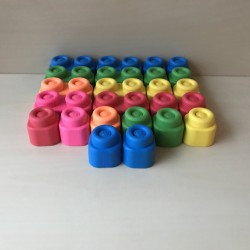 Clemmy zachte bouwblokken: 24 soft blocks set.