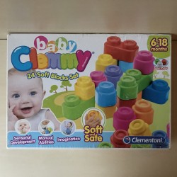 Clemmy zachte bouwblokken: 24 soft blocks set.