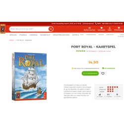 999 Games : Port Royal. Ongebruikt.