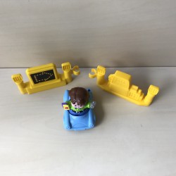 Fisher Price : Little People. Auto met popje met benzinepomp