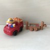 Fisher Price : Little People. Auto met krat, hekje en popje.