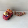 Fisher Price : Little People. Auto met krat, hekje en popje.