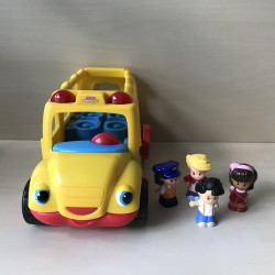 Fisher Price : Little People. Schoolbus met geluid en 4 figuren.