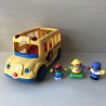 Fisher Price : Little People. Schoolbus met geluid en 3 figuren. Set 173.