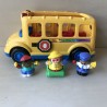 Fisher Price : Little People. Schoolbus met geluid en 3 figuren. Set 173.