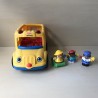 Fisher Price : Little People. Schoolbus met geluid en 3 figuren. Set 173.