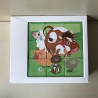 Janod : Kubuspuzzel, blokkenpuzzel dieren.