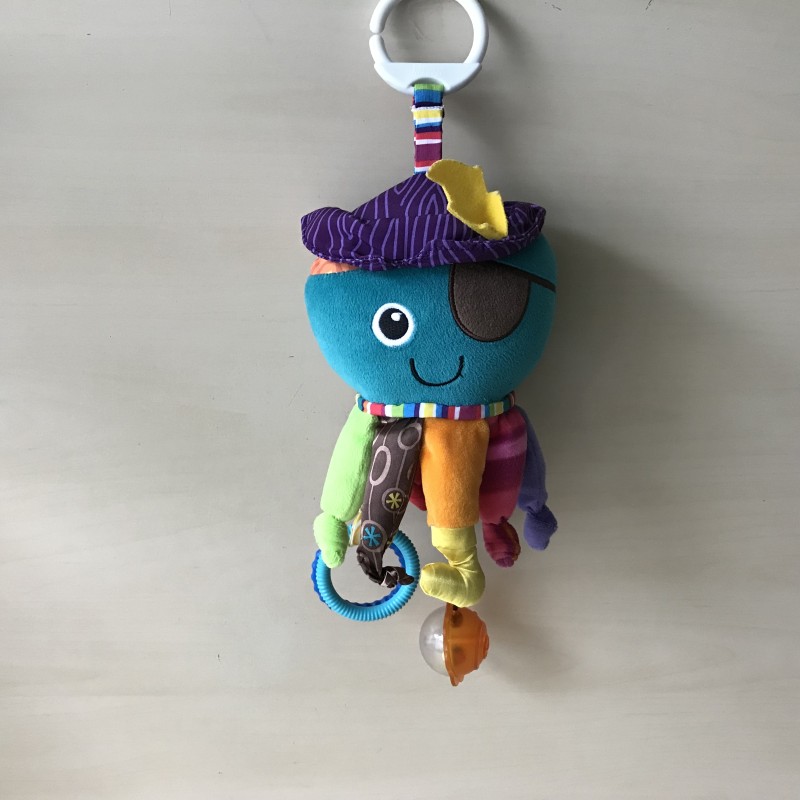 Lamaze : Inktvis Kapitein Kalimari. 21 cm. hoog