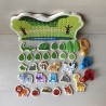 Rijgspel : Safari dieren.