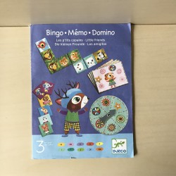 Djeco : Bingo, Memo, Domino.