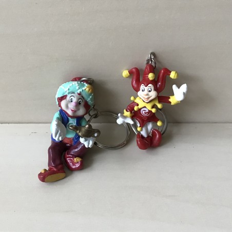 Sleutelhangers van de Efteling. Pardoes en Paladijntje.