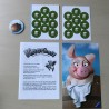 Knorbal met knorrende timer