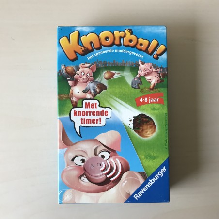 Knorbal met knorrende timer