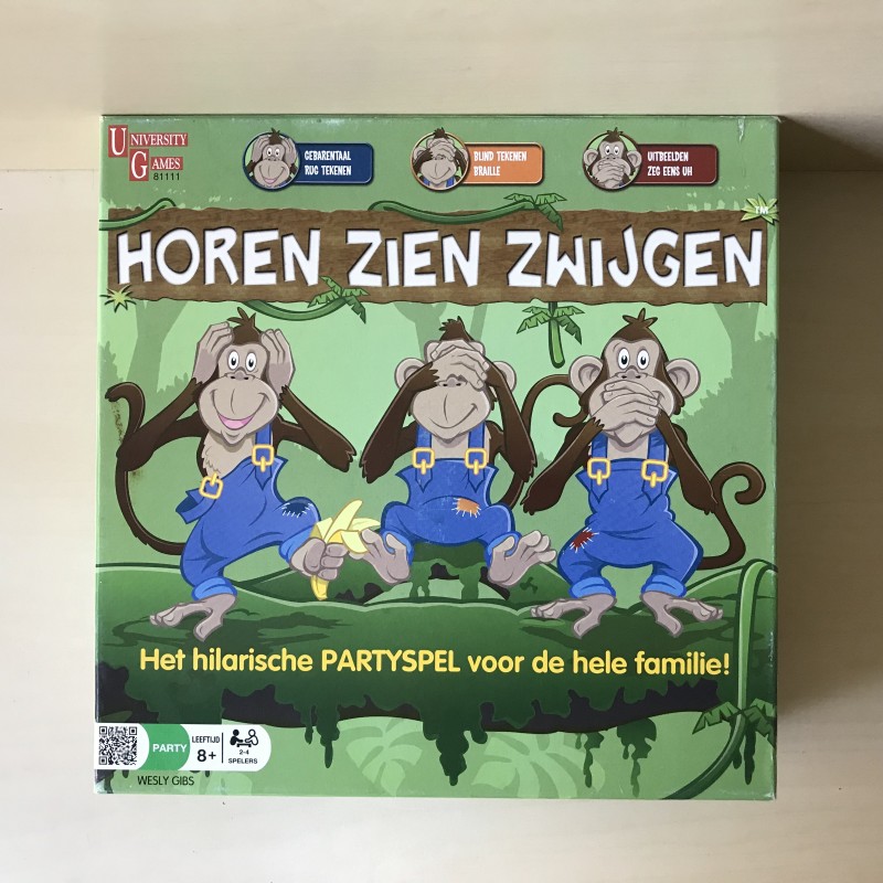 Horen zien zwijgen