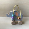Trekfiguur Olifant. 14 cm. lang en 17 cm. hoog.