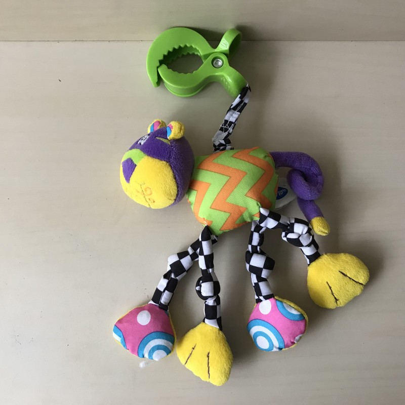 Playgro : Poes knuffel met klem.