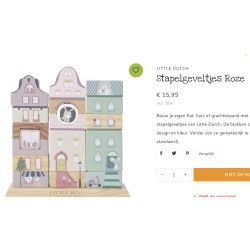 Little Dutch stapelgeveltjes, stapelblokken.