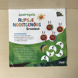Eric Carle : Rupsje Nooitgenoeg. Ongebruikt. Groeispel