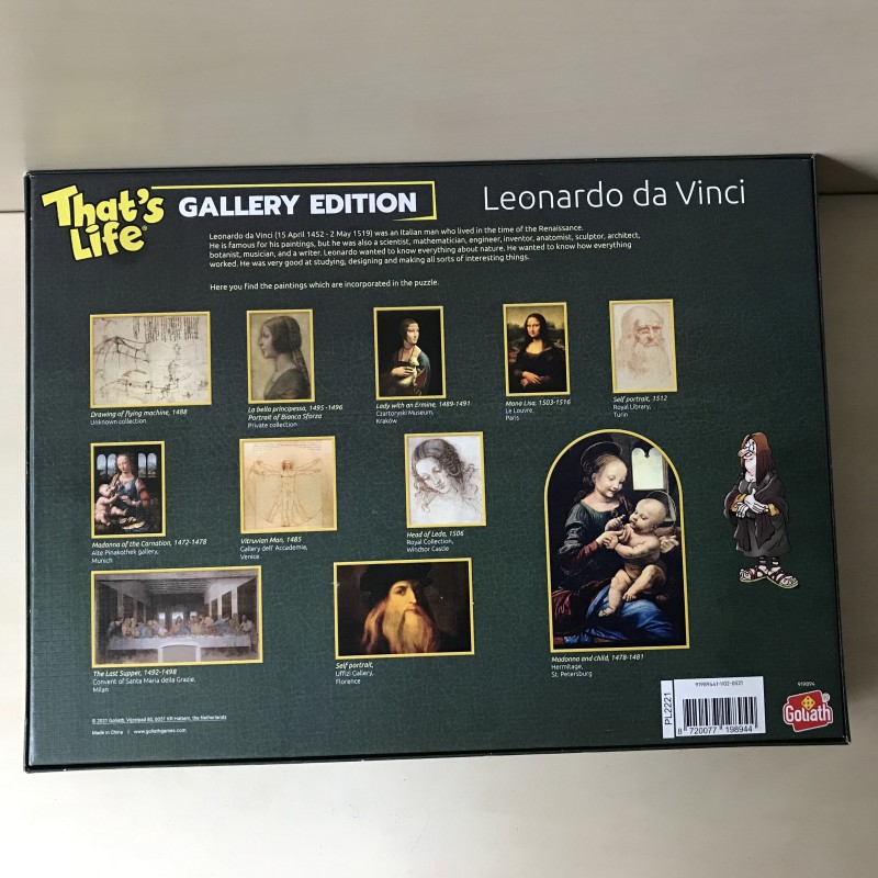 That’s Life. Gallery Edition. Leonarda da Vinci. 1000 stukjes