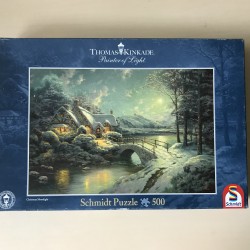 Thomas Kinkade : Christian Moonlight. 500 stukjes
