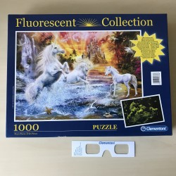 Paarden :  Fluoriserend. 1000 stukjes.
