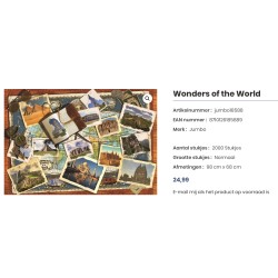 Wonders of the world : 2000 stukjes.