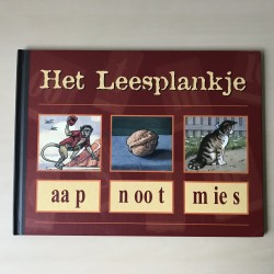 Het leesplankje Aap-Noot-Mies