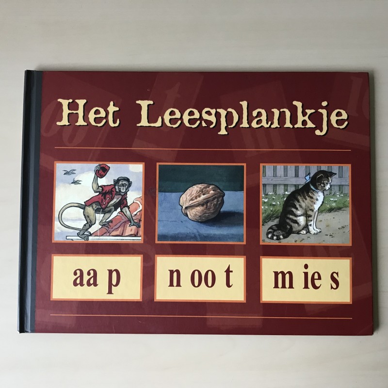 Het leesplankje Aap-Noot-Mies
