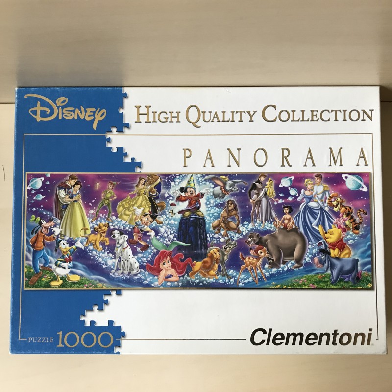 Disney panorama puzzel: Disney Family. Disney Familie.1000 stukjes