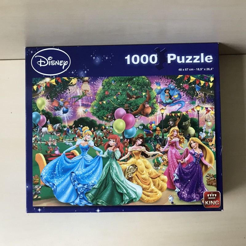Disney vrolijke Prinsessen : 1000 stukjes.