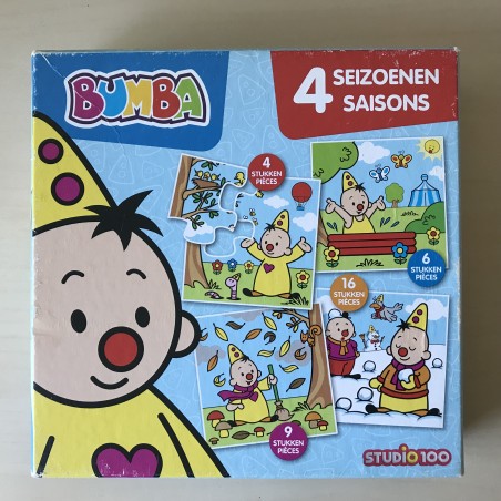 Bumba : 4 seizoenen 4 puzzels. 4, 6, 9 en 16 stukken
