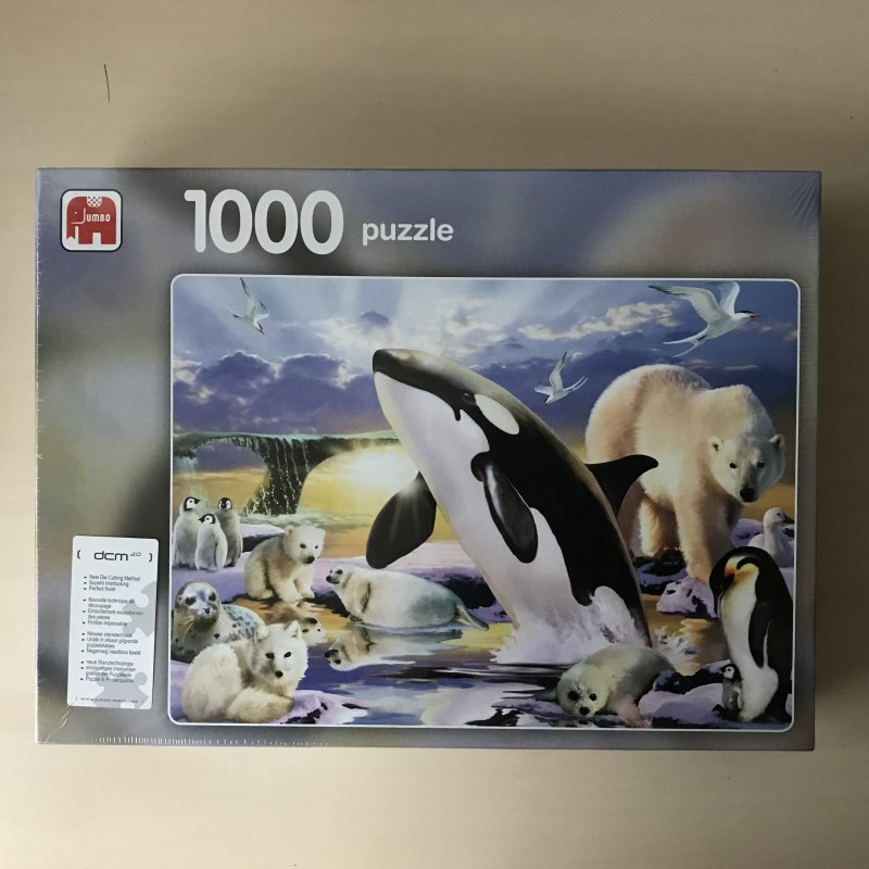 Dieren uit Antarctica. Nieuw.  1000 stukjes