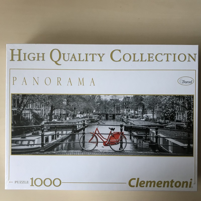 Amsterdam Bicycle : Nieuw. Panoramapuzzel 1000 stukjes.