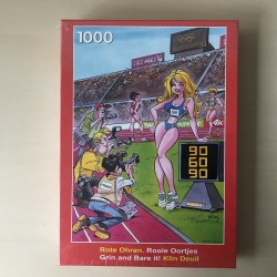 Rooie oortjes. Nieuw. 1000 stukjes.