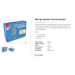 Warrige woorden : Eerste lezertjes