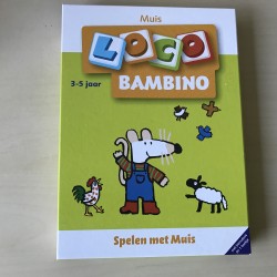 Bambino Loco boekje met cassette : Spelen met muis. Wat hoort bij elkaar? Ontwikkeling. Leeftijd 3-5 jaar.
