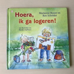 Marianne Busser. Hoera, ik ga logeren!