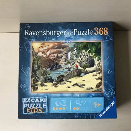 Escape puzzel kids. Piratenavontuur. 368 stukjes.