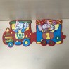 Tel trein puzzel : 12 stukjes