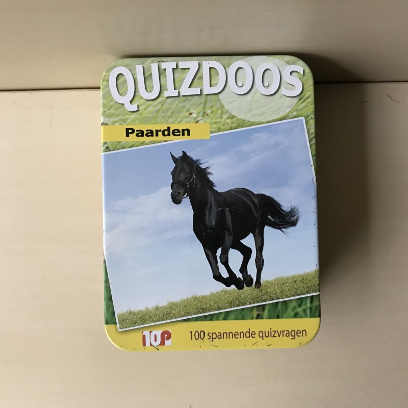 Quiz kaarten Paarden.