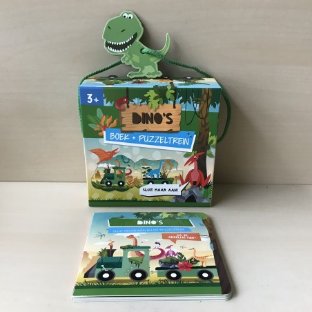 Dino’s : Puzzeltrein + boekje.