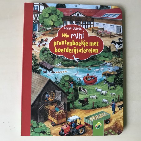 Mijn mini prentenboek met boerderijtaferelen.