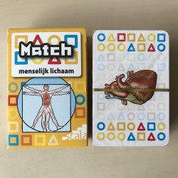 Match : menselijk lichaam. Ongebruikt.