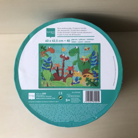 Scratch : Dino Wereld. 40 stukjes.